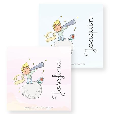 Stickers cuad. El Principito 16u Pers